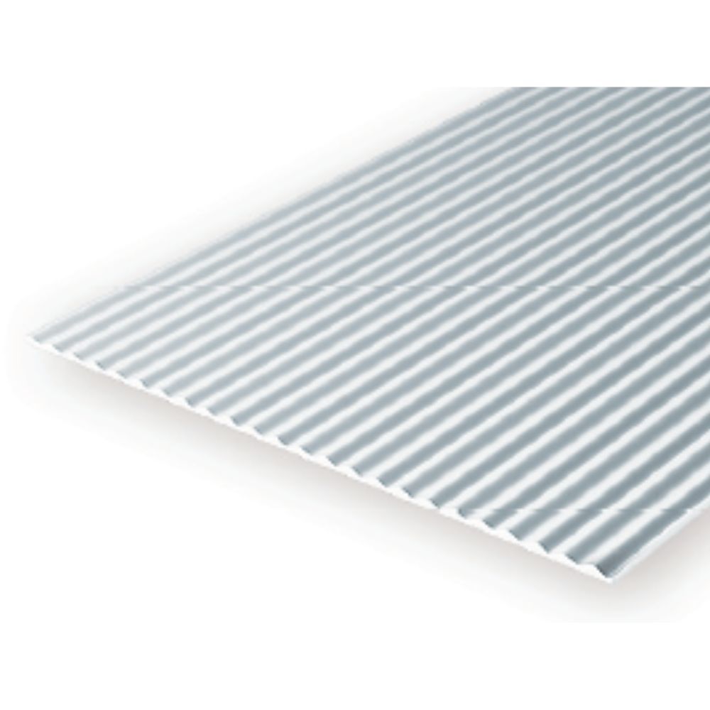 Evergreen 4526 Styrene Metal Siding, .040 in Spacing, 6 x 12 in