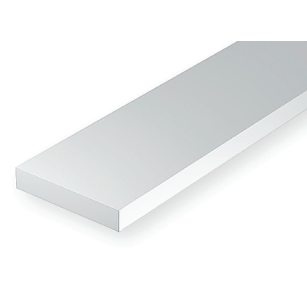 Evergreen 7412 S Scale Styrene Strip 4 x 12 (8 Pack)