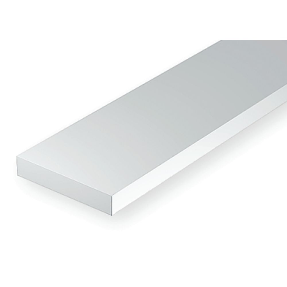 Evergreen 8110 HO Scale Styrene Strip 1 x 10 (10 Pack)