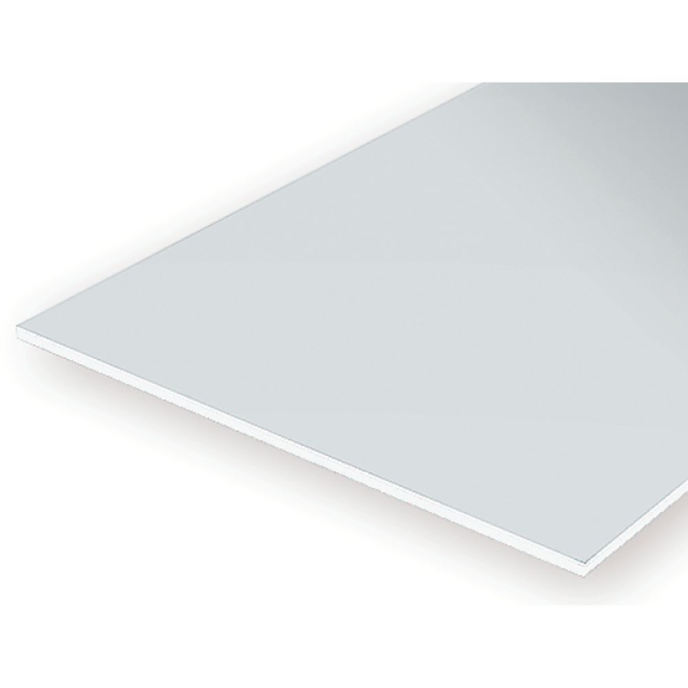 Evergreen 9040 White Styrene Sheet 6 x 12 in, .040 in Thick (2 Pack)