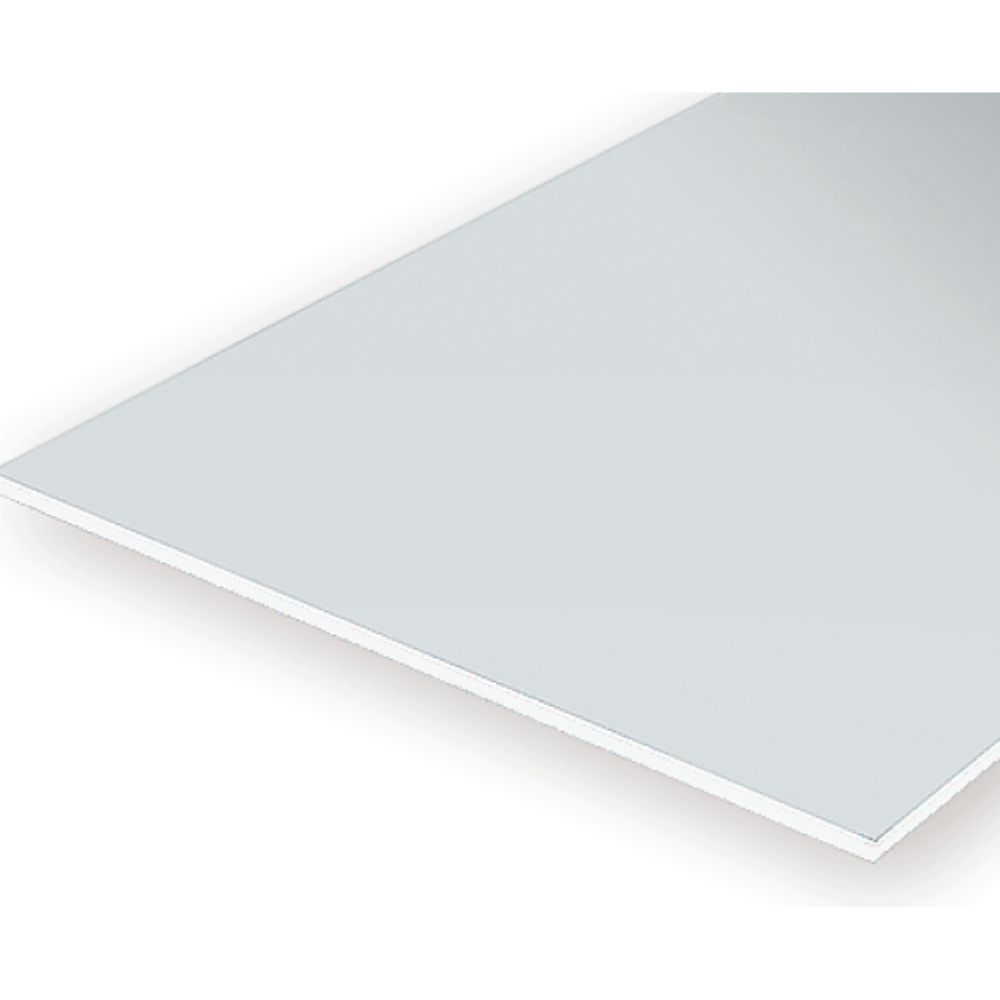 Evergreen 9215 White Styrene Sheet 11 x 14 in, 0.38 mm Thick (12 Pack)