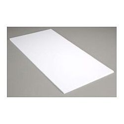 Evergreen 9240 White Styrene Sheet 11 x 14 in, 1.0 mm Thick (6 Pack)