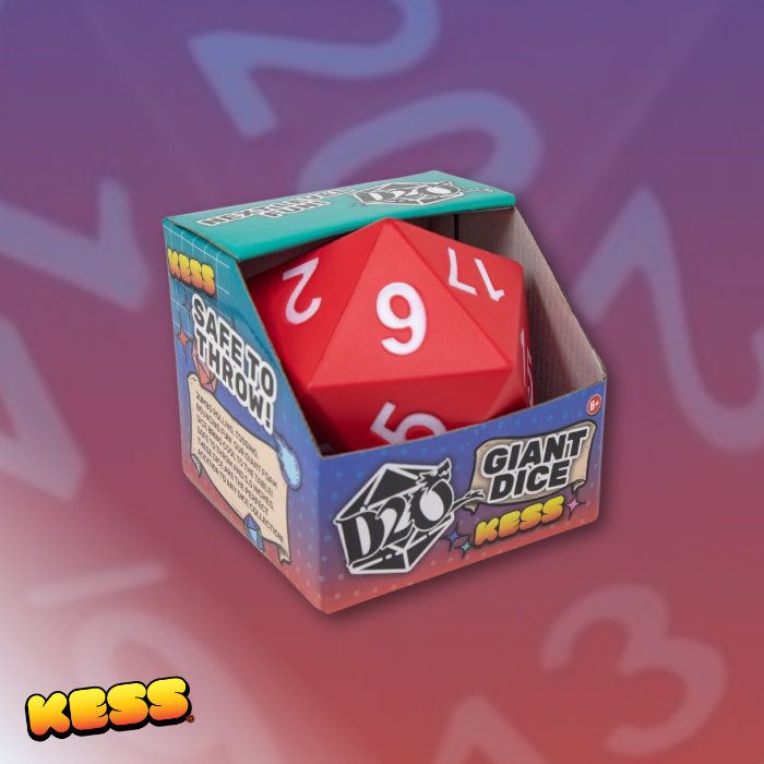 Foam Dice: D20 – Red