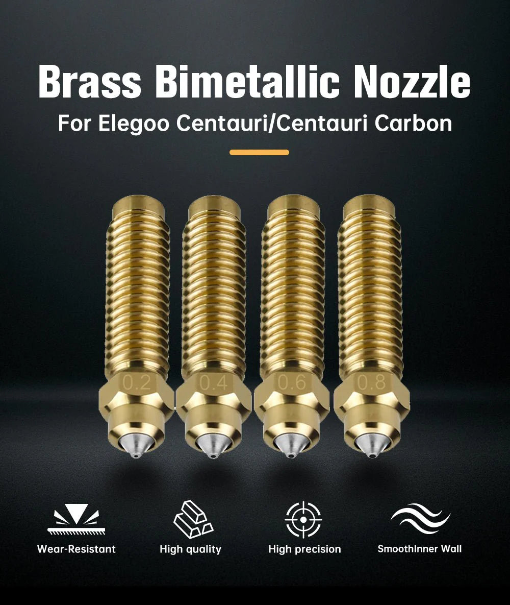 Elegoo Harden Nozzle For Neptune 4 Plus/ 4 Max/Centauri by Triangle labs