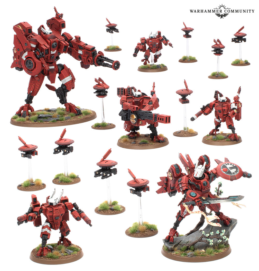 71-56 T'AU EMPIRE: FARSIGHT CADRE - Preorder This product will be released at 28 November 2025