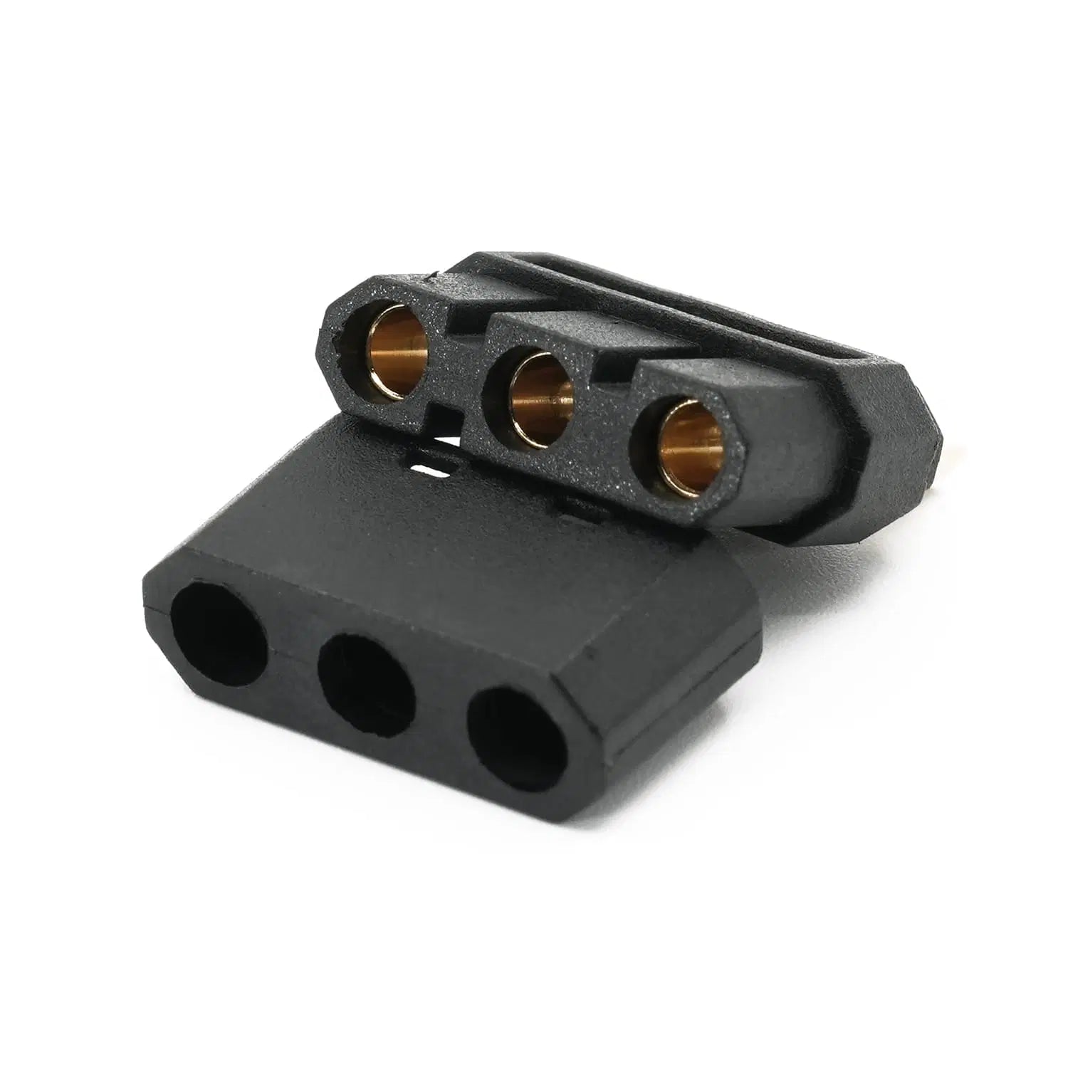 Plexa MR60 3P Black Female and Male Connectors with Sheath (pack of 10)