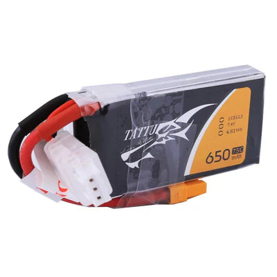 Tattu 650mAh 2s 75c Lipo Battery