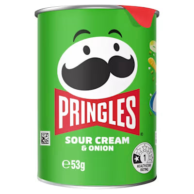 Pringles Sour Cream & Onion Crisps 53g