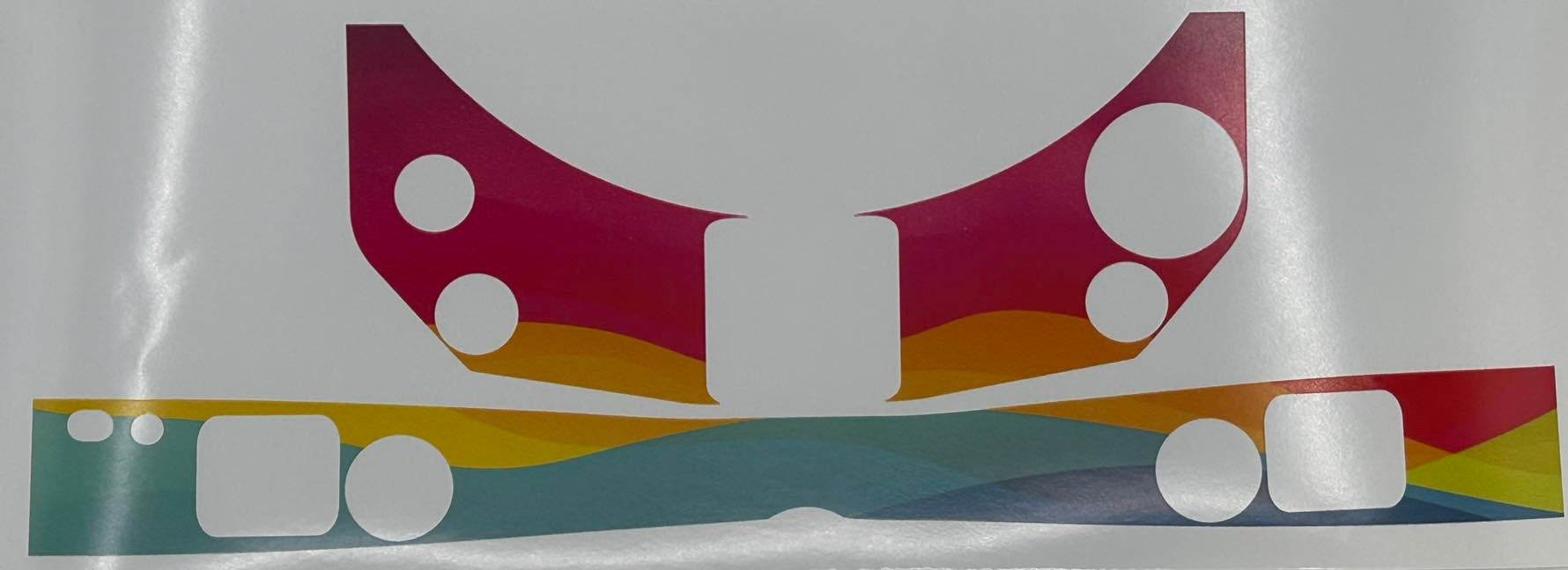 HDZero Goggle Skin - Rising Sun FPV