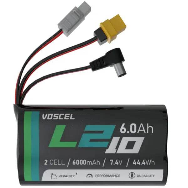Voscel L210 6000mAh 2S 10C 7.4V 44.4Wh Battery DC5.0 with XT30 - Rising Sun FPV