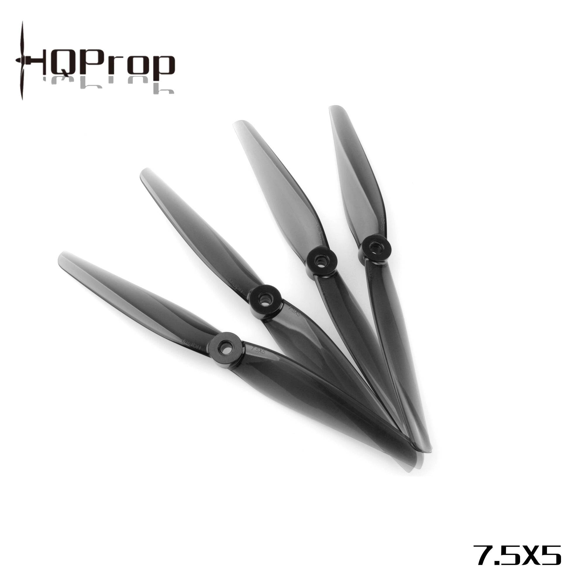 HQProp 7.5X5 Light Grey (2CW+2CCW)-Poly Carbonate - Rising Sun FPV