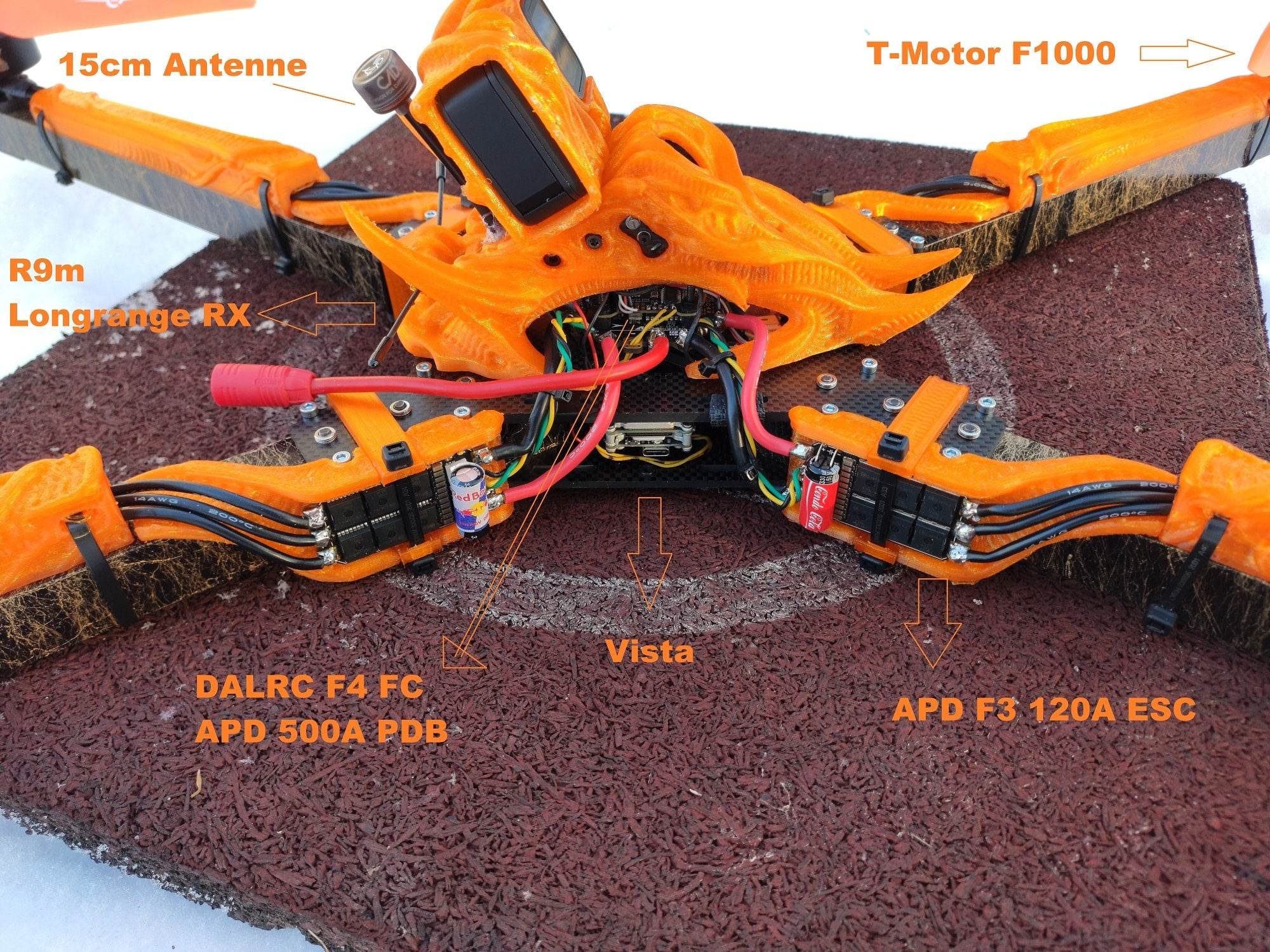 Big Fu*kin WEDGE (BFW) X-CLASS Frame - Rising Sun FPV