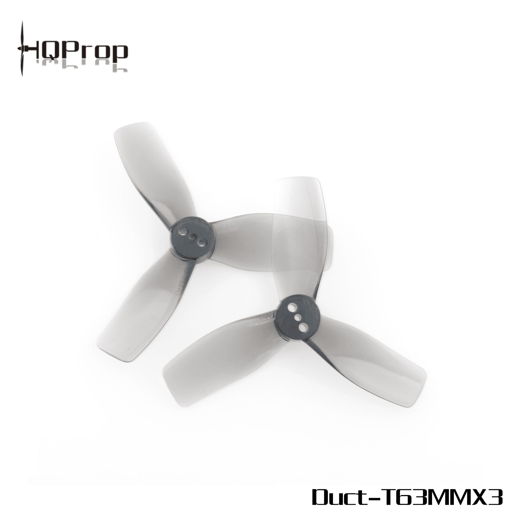 HQProp Duct-T63MMX3 Light Grey (2CW+2CCW)-Poly Carbonate - Rising Sun FPV