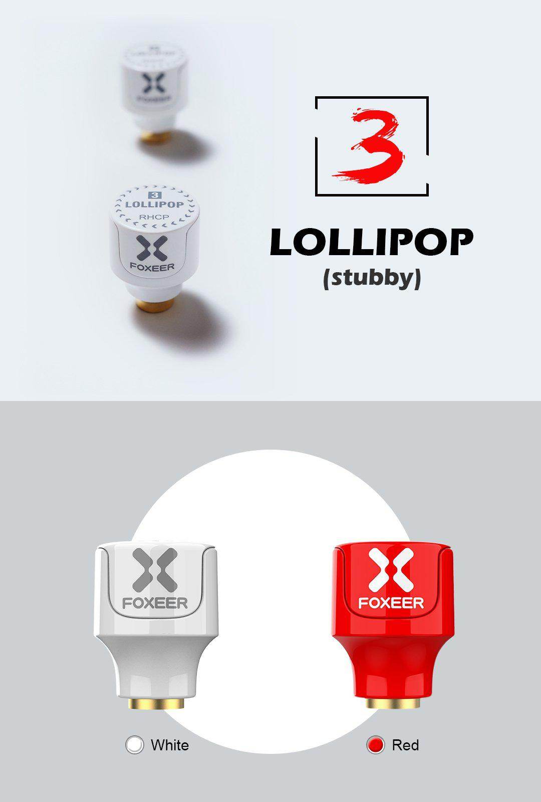 Foxeer Lollipop Stubby V3 (2 Pcs) - Rising Sun FPV