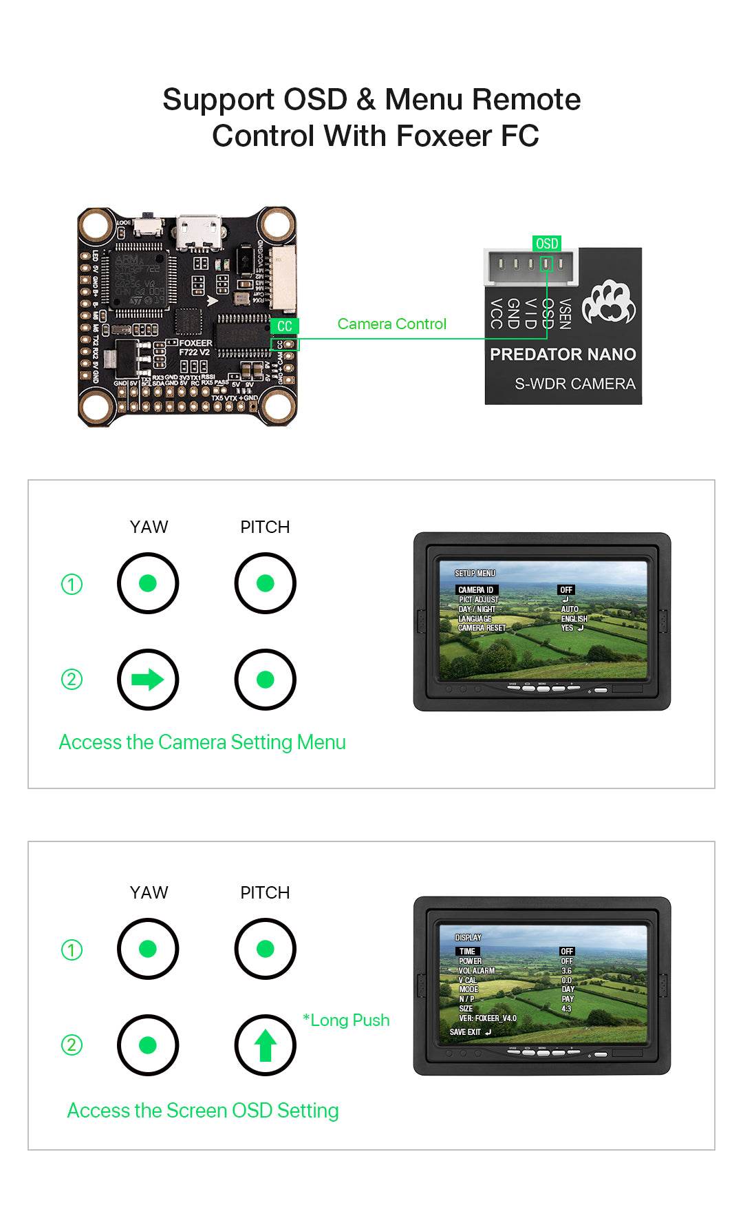 Foxeer Nano Predator 5 Racing Camera 4ms Latency Super WDR - Rising Sun FPV