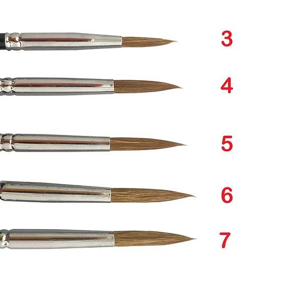 LANGHAO HAIR DETAIL PAINT BRUSH SET 3-7 - Rising Sun FPV