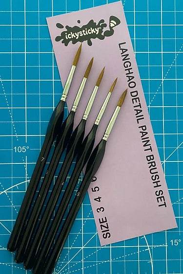LANGHAO HAIR DETAIL PAINT BRUSH SET 3-7 - Rising Sun FPV