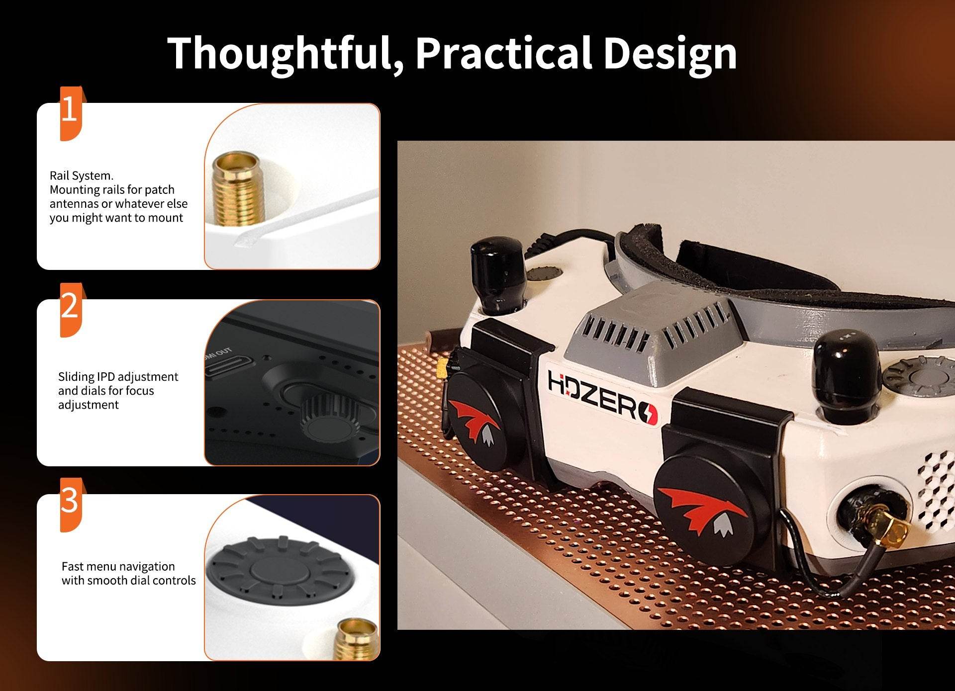 HDZero Goggle - Rising Sun FPV