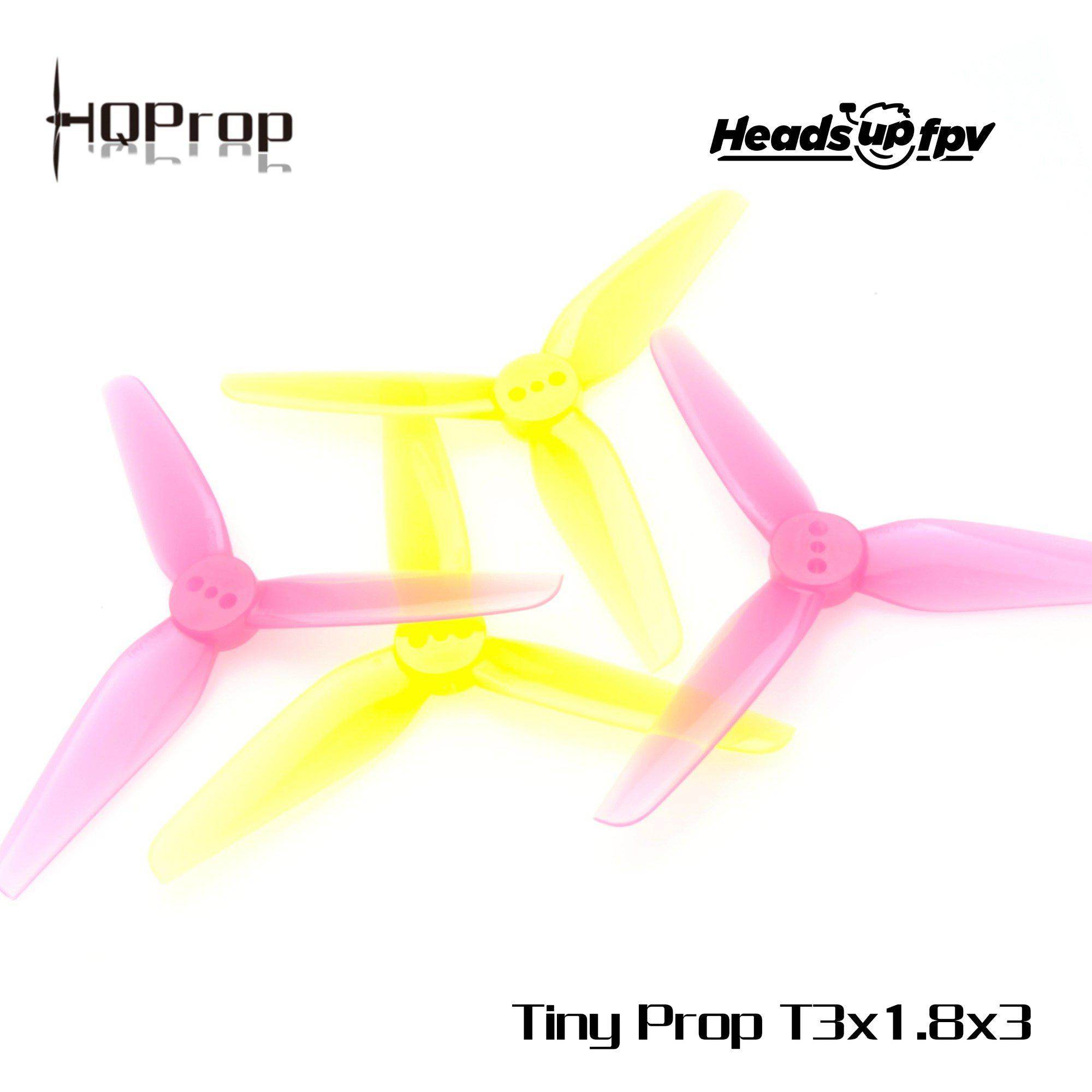 HQProp T3X1.8X3(2CW+2CCW)-Poly Carbonate-1.5MM - Rising Sun FPV