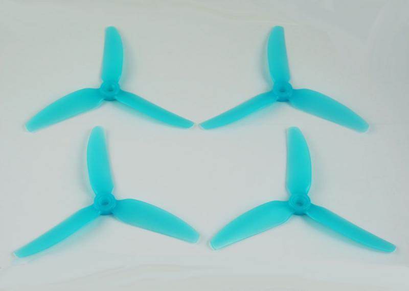 HQ Durable Prop Poly Carbonate 5X4.3X3V1S Tri Blade Propellers CW/CCW 1 Pack (4 Pieces) - Rising Sun FPV
