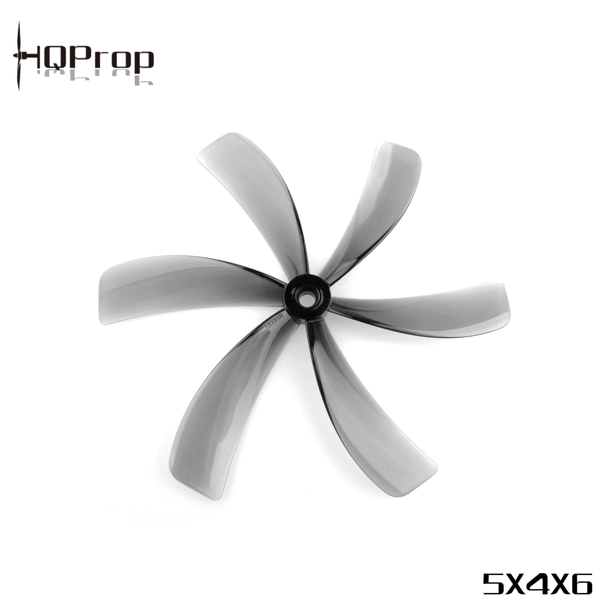 HQProp 5X4X6 Light Grey (2CW+2CCW)-Poly Carbonate - Rising Sun FPV