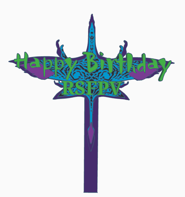 Avatar Banshee Cake Topper - Rising Sun FPV