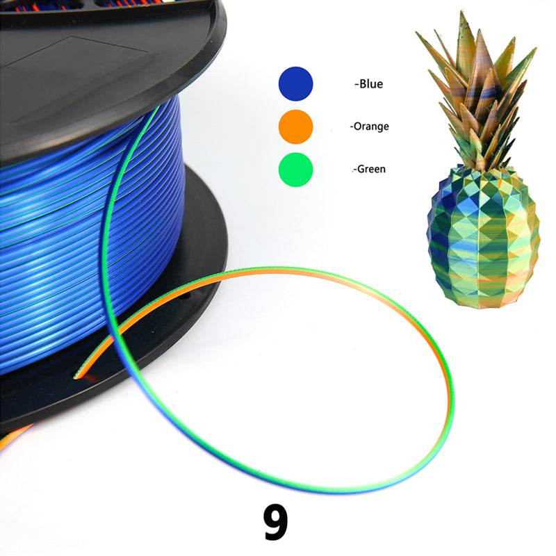 RISING SUN FPV - NOVA Tri Colour Silk PLA FILAMENT 1.75MM - Rising Sun FPV