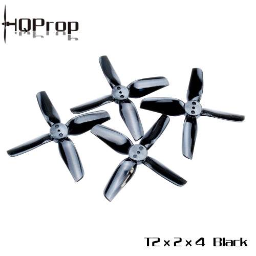 HQ Durable Prop T2X2X4 Black (2CW+2CCW)-Poly Carbonate - Rising Sun FPV