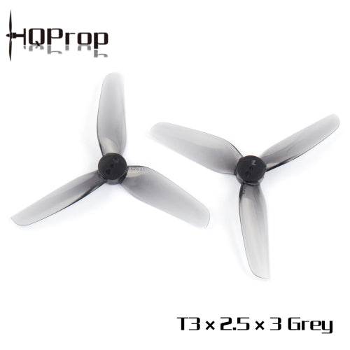 HQ Durable Prop T3X2.5X3 Grey (2CW+2CCW)-Poly Carbonate - Rising Sun FPV