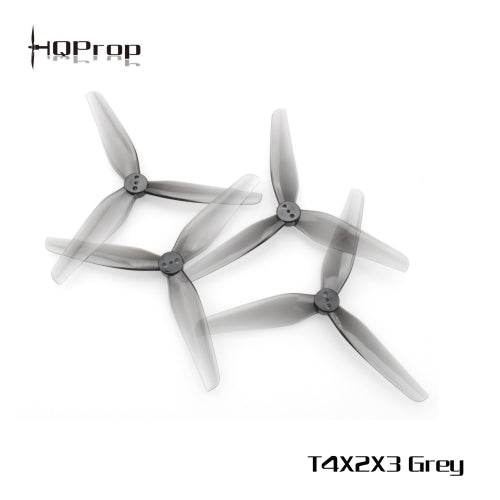 HQ Durable Prop T4X2X3 Grey (2CW+2CCW)-Poly Carbonate - Rising Sun FPV