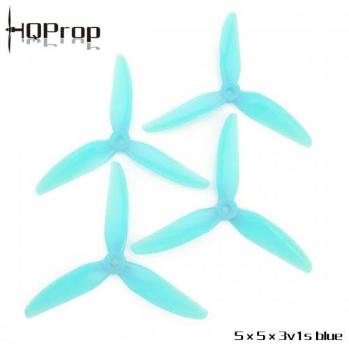 HQ Durable Prop 5x5x3V1S Tri Blade Propellers CW/CCW 1 Pack (4 Pieces) - Rising Sun FPV
