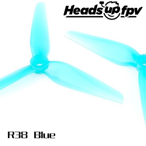 HeadsUp Racing Prop R38 (2CW+2CCW)-Poly Carbonate - Rising Sun FPV