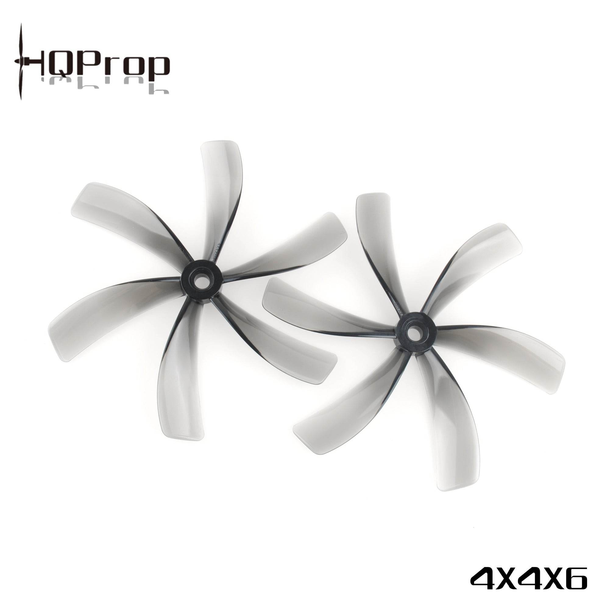 HQProp Duct-4X4X6 for Cinewhoop Grey (2CW+2CCW) - Rising Sun FPV