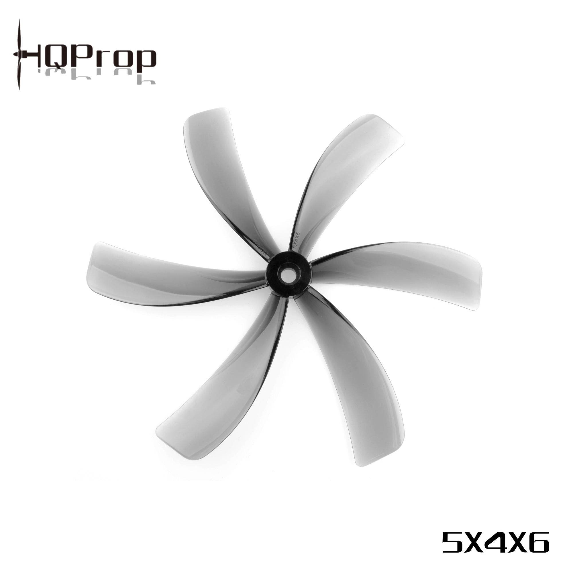 HQProp 5X4X6 Light Grey (2CW+2CCW)-Poly Carbonate - Rising Sun FPV