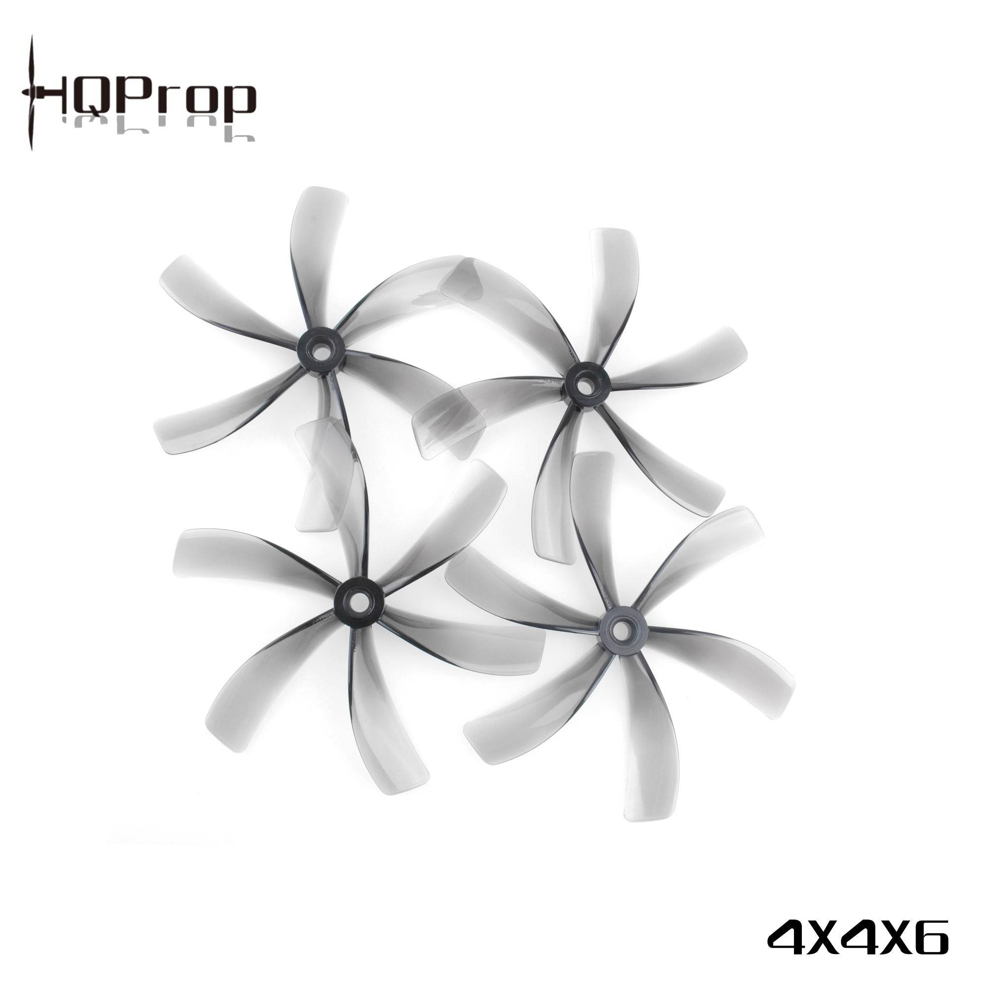 HQProp Duct-4X4X6 for Cinewhoop Grey (2CW+2CCW) - Rising Sun FPV