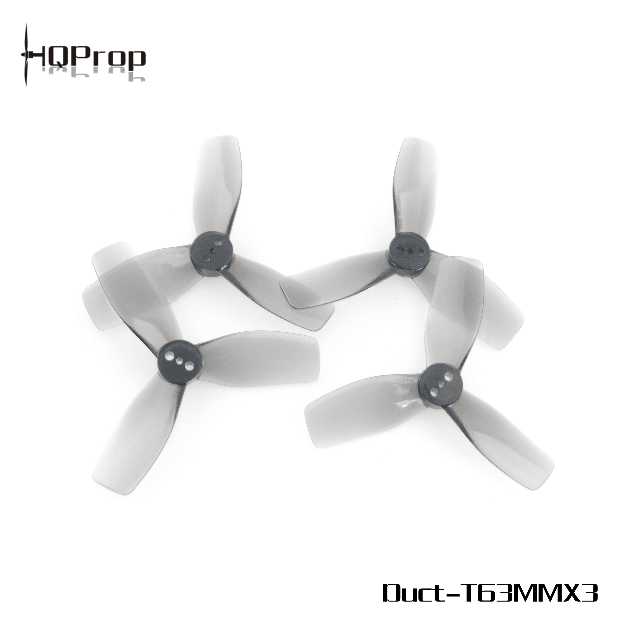HQProp Duct-T63MMX3 Light Grey (2CW+2CCW)-Poly Carbonate - Rising Sun FPV