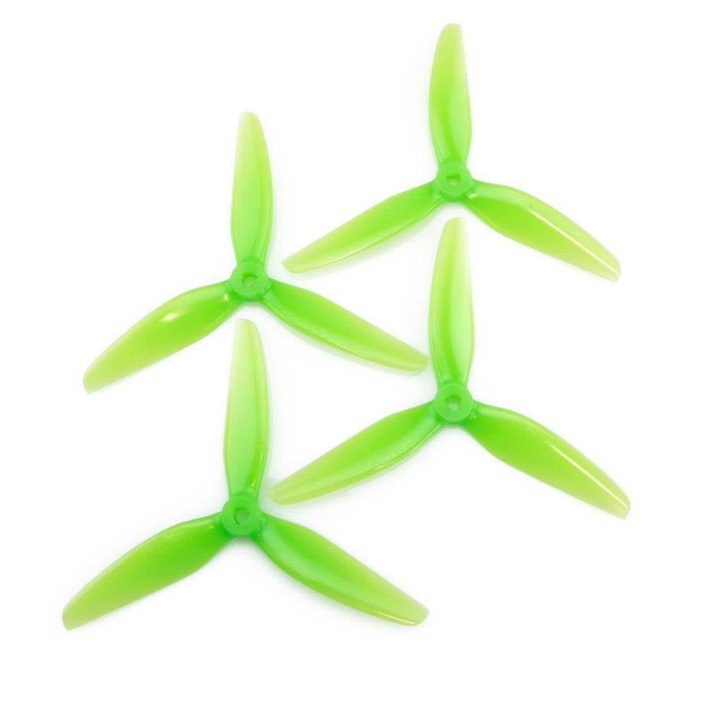 HQ Durable Prop 5.1x4.1x3 Tri Blade POPO Propellers CW/CCW 1 Pack (4 Pieces) - Rising Sun FPV