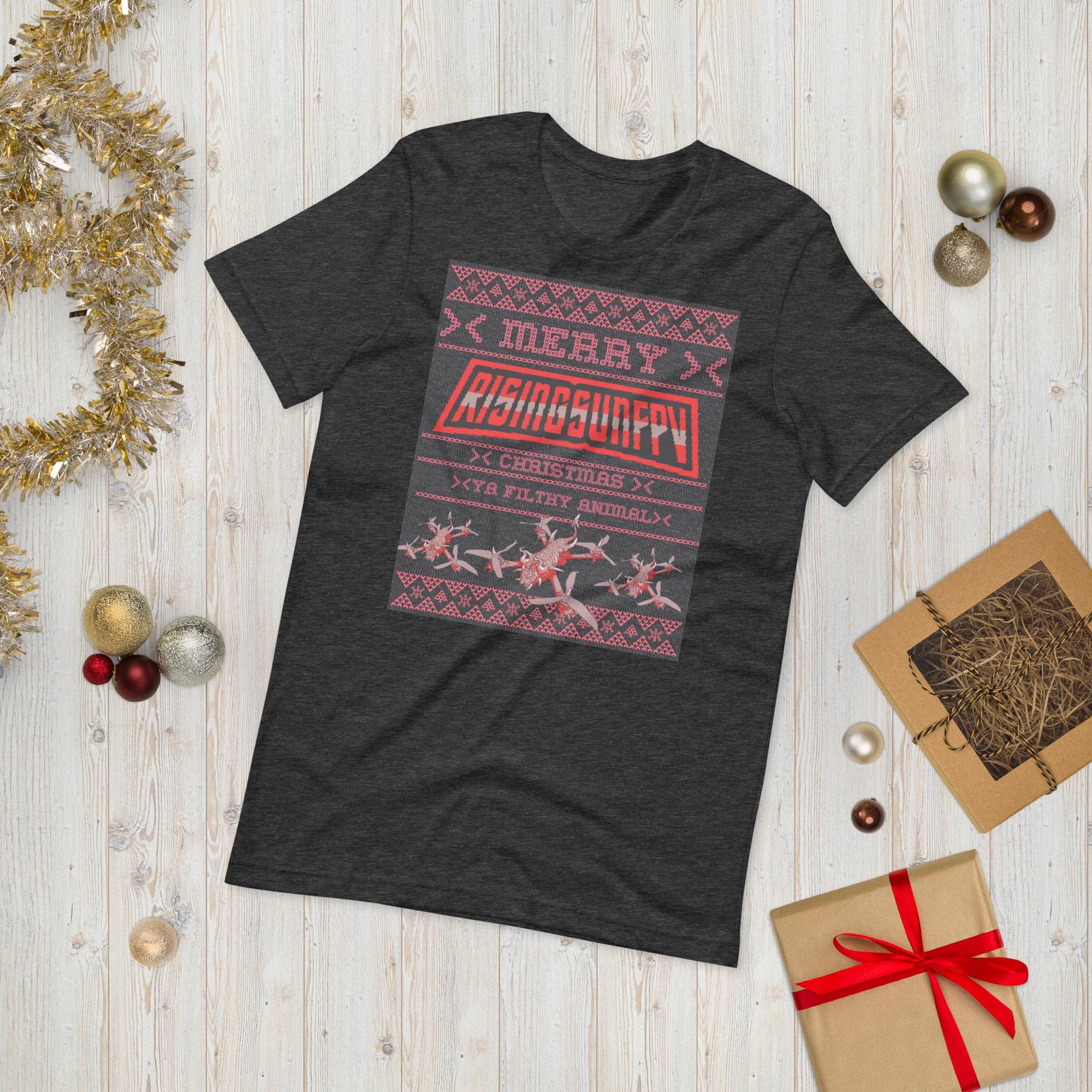 YA FILTHY ANIMAL XMAS T-SHIRT - Rising Sun FPV