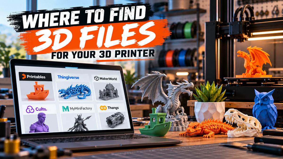 Where to Find 3D Files for Your 3D Printer