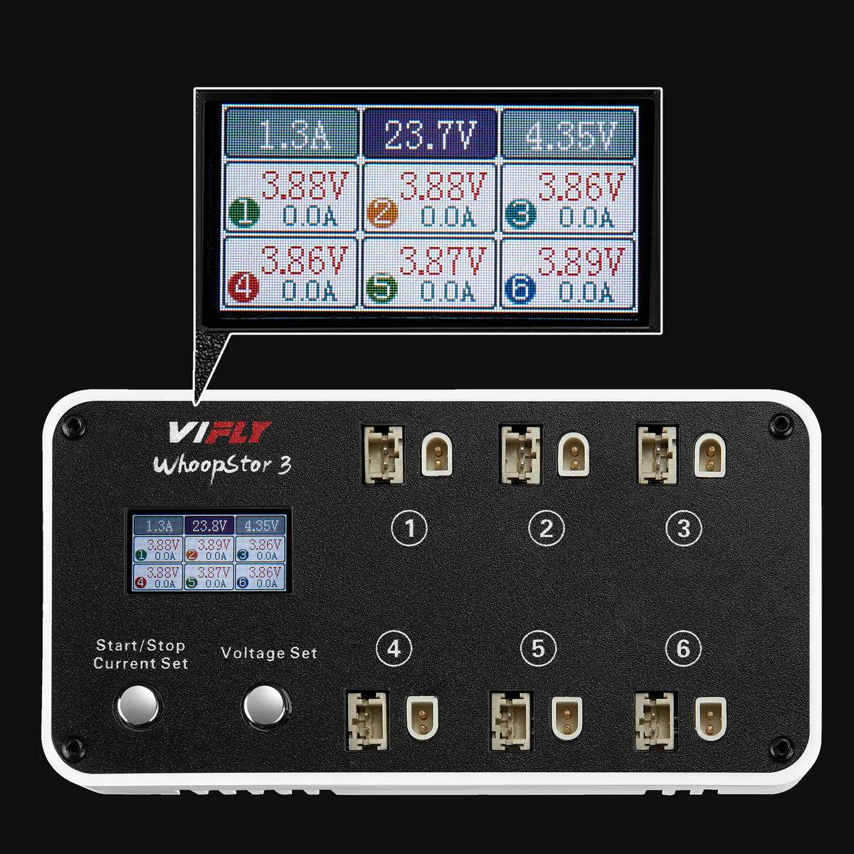 VIFLY WhoopStor 3 - 1S Battery Storage Charger and Discharger - Rising Sun FPV