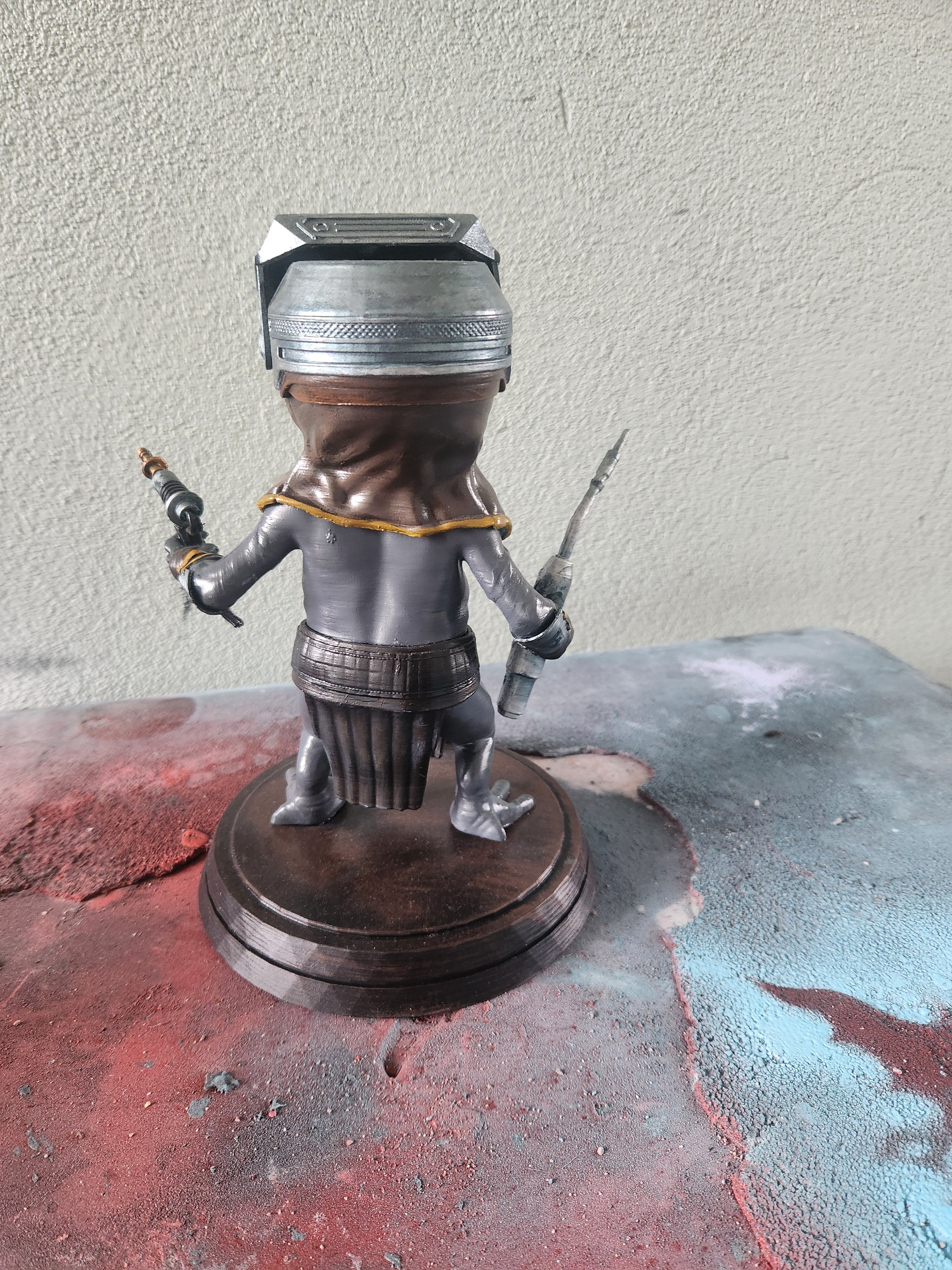 1:1 Babu Frik 3D Printed Statue – Star Wars Collectible