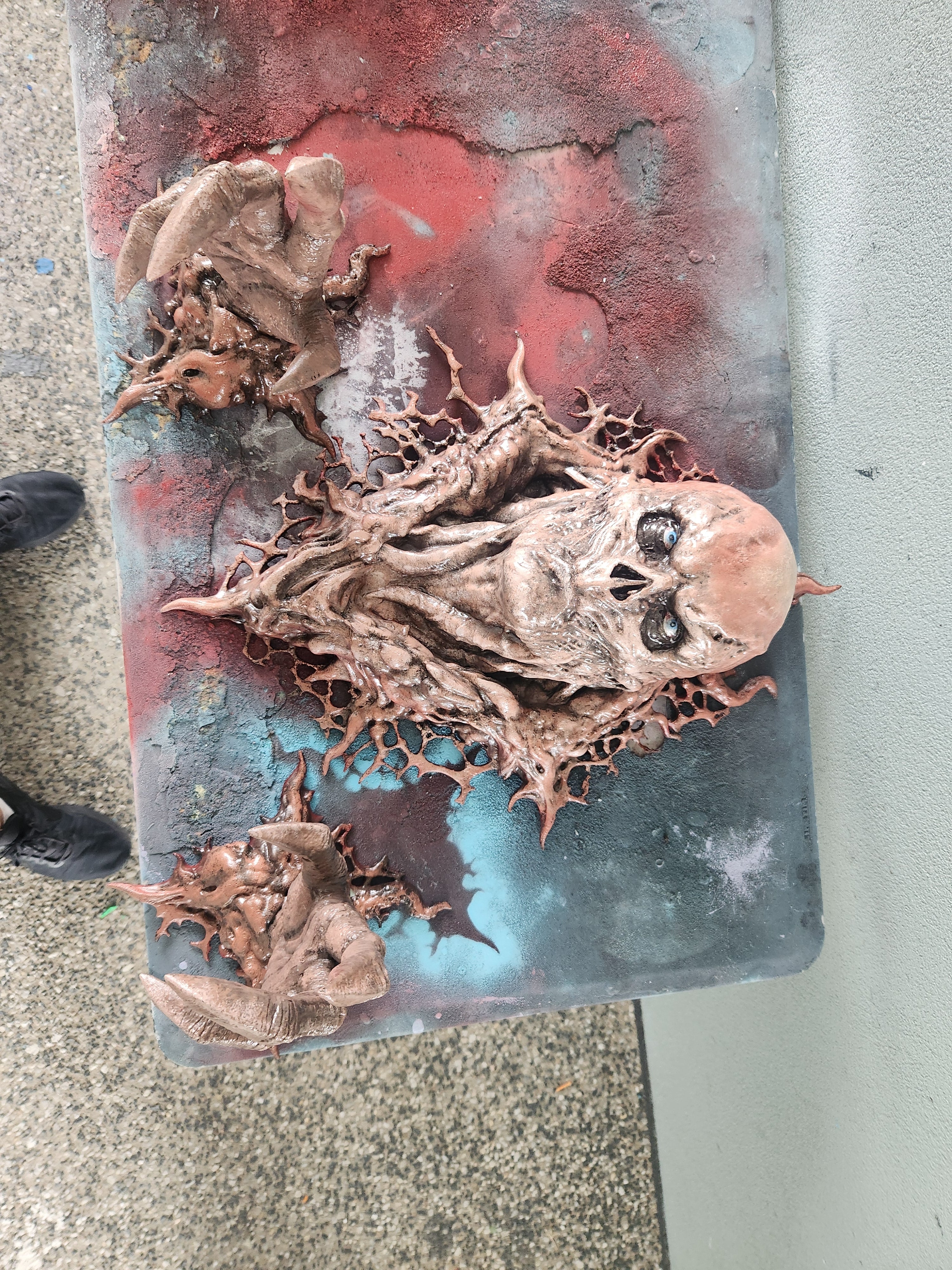 3-Piece Wall-Mounted Vecna Statue – Stranger Things Inspired Horror Display