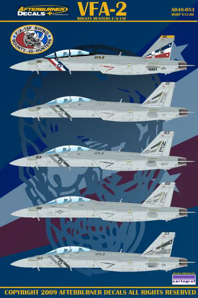 VFA-2 Bounty Hunters F/A-18F (Decal)