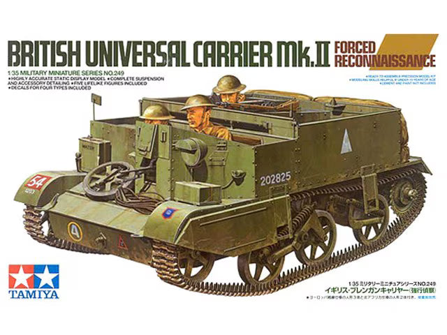 British Universal Carrier Mk.II Forced Reconnaissance Tamiya | No. 35249 | 1:35