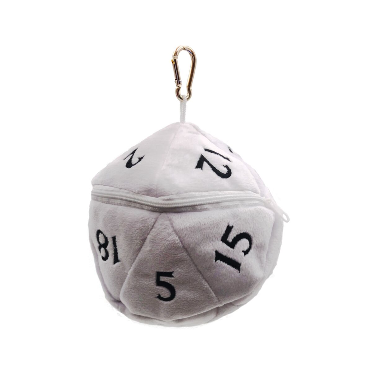 Ultra Pro: UP15756 D20 Plush Dice Bag White