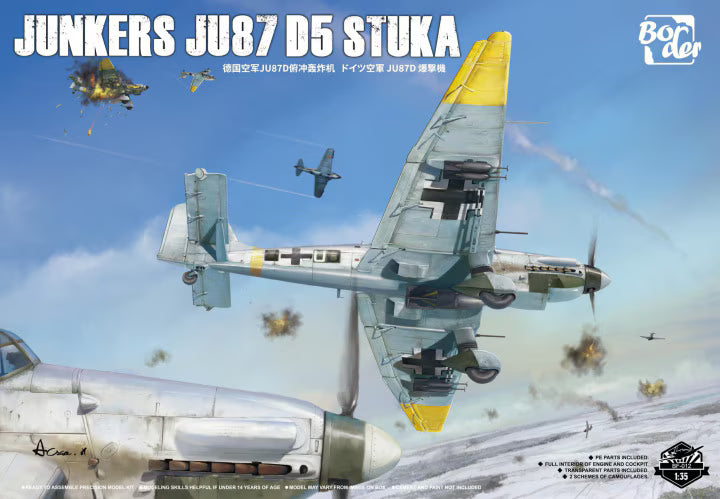 Junkers Ju87 D5 Stuka Border Model | No. BF-012 | 1:35