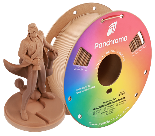 Polymaker Panchroma Matte Gradient / Rainbow PLA 1kg 1.75mm Filament (Aka PolyTerra)