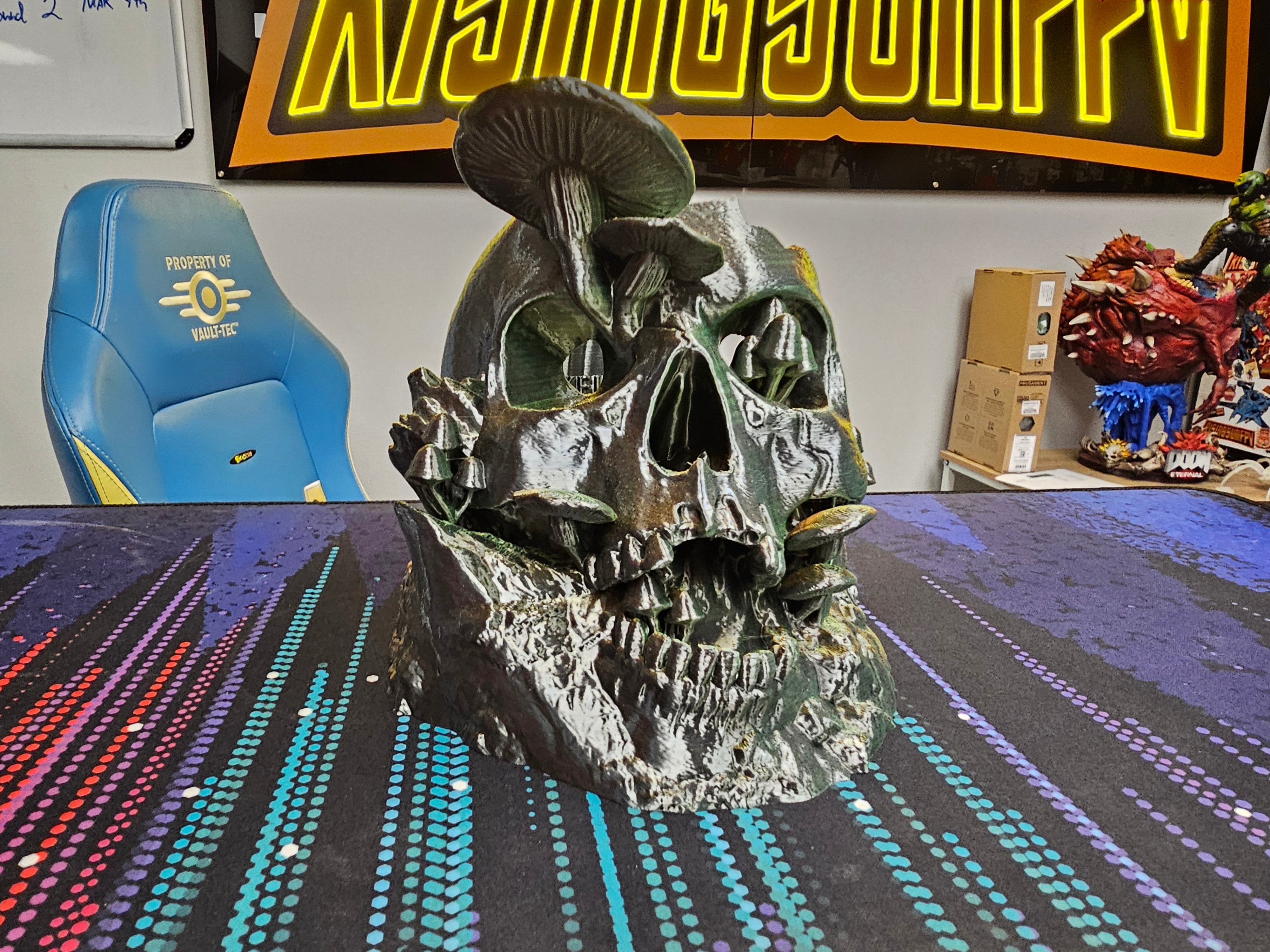 Skull Fungi Jar - Rising Sun FPV