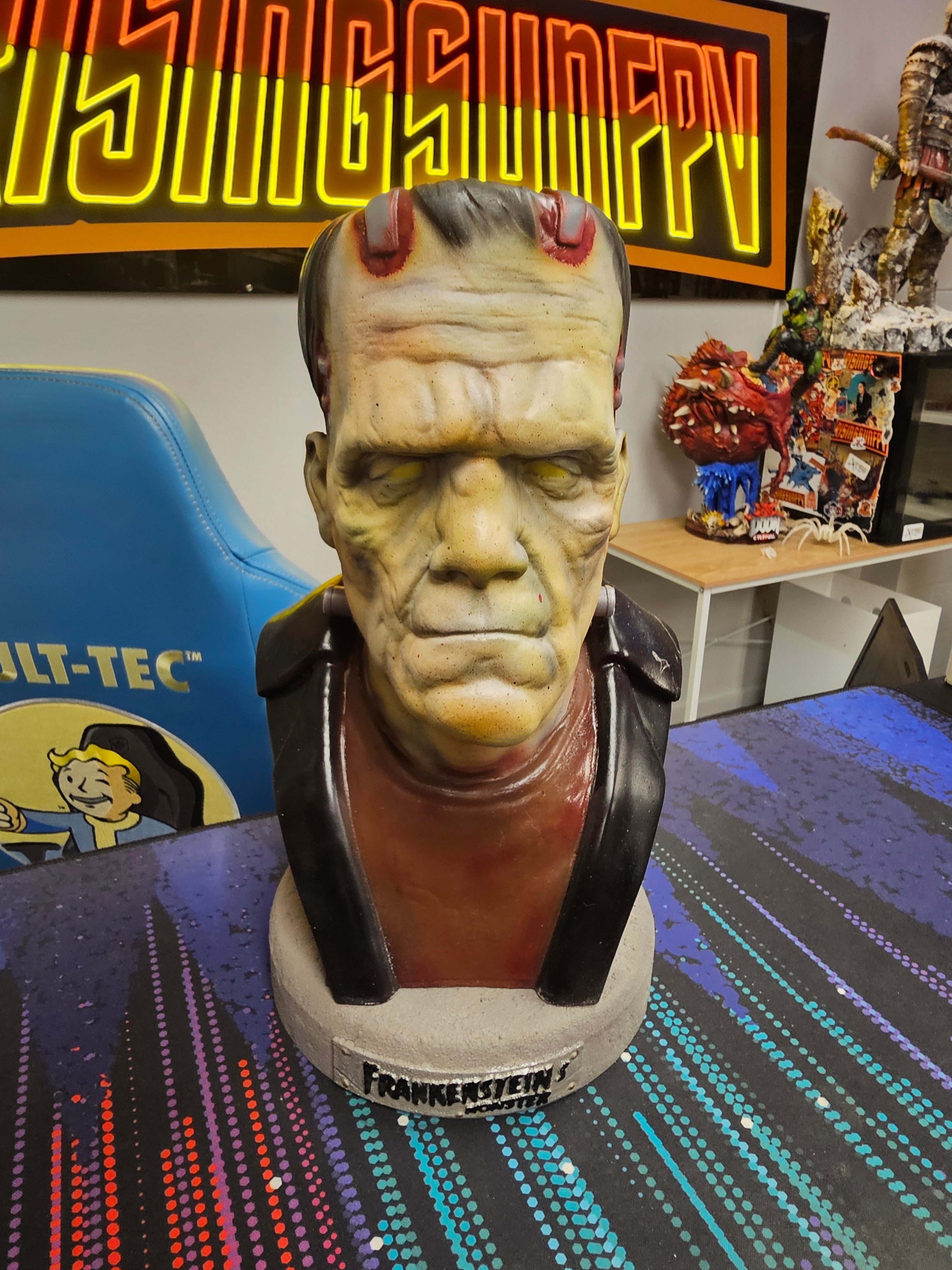 Painted Frankenstein Bust - Rising Sun FPV