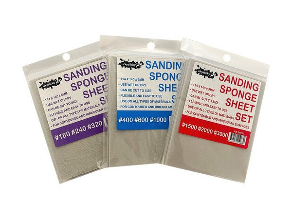 SANDING SPONGE SHEET SETS 3 PACK - Rising Sun FPV